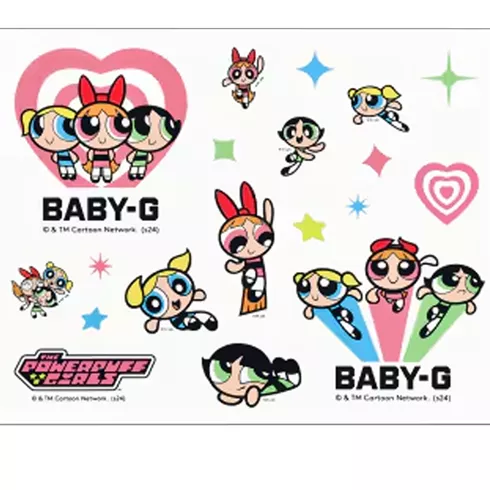 BGD-10KPP-7ER CASIO Baby-G The Powerpuff Girls ženski set