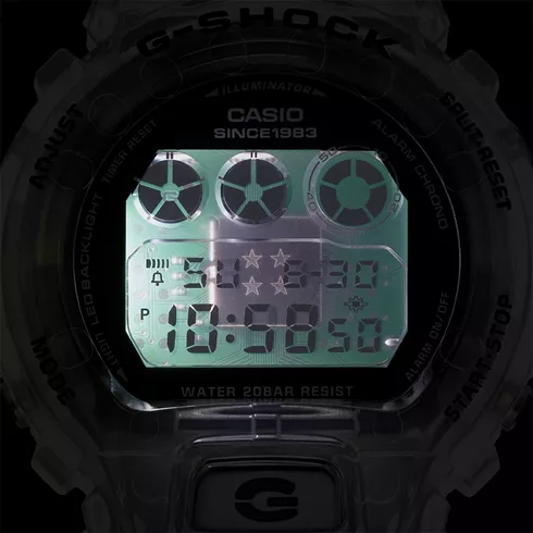 DW-6940RX-7ER CASIO G-Shock 40th Anniversary  Clear Remix Limited Edition ženski ručni sat