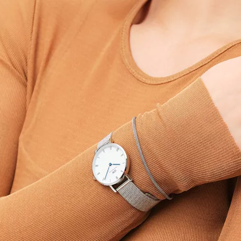 DW00100684 DANIEL WELLINGTON Petite Roman Numerals Sterling, ženski ručni sat