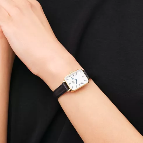 DW00100689 DANIEL WELLINGTON Quadro Roman Numerals Sheffield Rose Gold,ženski ručni sat