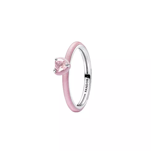 193088C02-54 PANDORA Pink Chakra Heart prsten