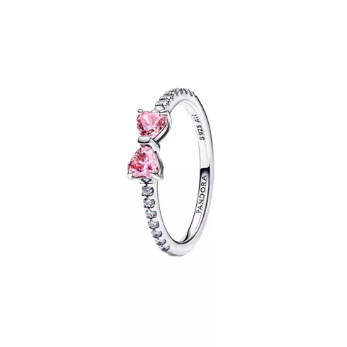 193510C01-52 PANDORA Sparkling Pink Bow prsten