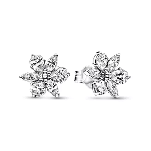 292633C01 PANDORA Sparkling Herbarium Cluster Stud minđuše