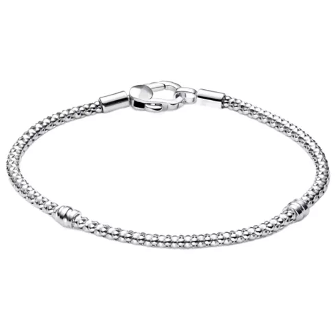 593681C00-18 PANDORA Studded Clasp & Chain narukvica