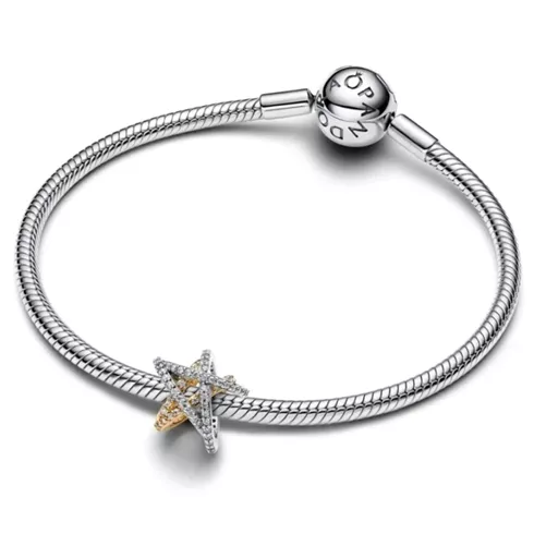 763590C01 PANDORA Sparkling Crossover Star privezak