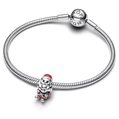 793593C01 PANDORA Playful Santa privezak