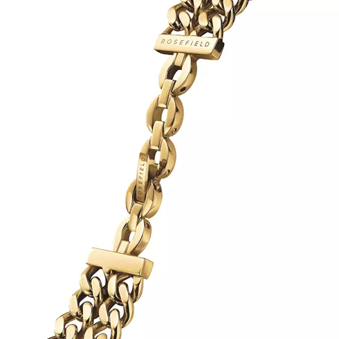 SBGSG-O77 ROSEFIELD Studio Double CHAIN GOLD ženski ručni sat