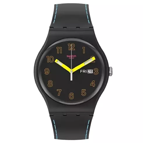 SO29B707 SWATCH Dark Glow unisex ručni sat