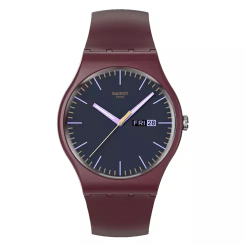 SO29R707 SWATCH Burgundy Berry unisex ručni sat