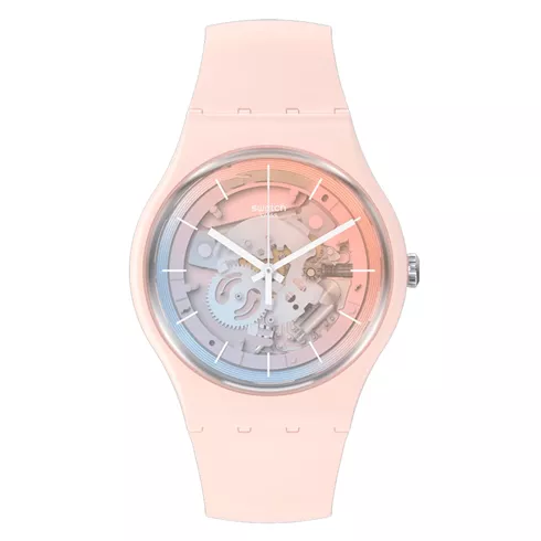 SO32P103-5300 SWATCH Fleetingly Pink Pay unisex ručni sat