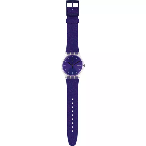 SUOK400 SWATCH Ultraglitter Purple Unisex ručni sat