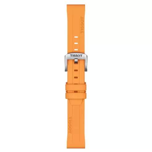 ON.T852047452 TISSOT SILICONE ORANGE STRAP