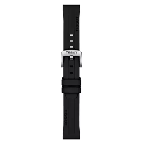 ON.T852047455 TISSOT SILICONE BLACK STRAP