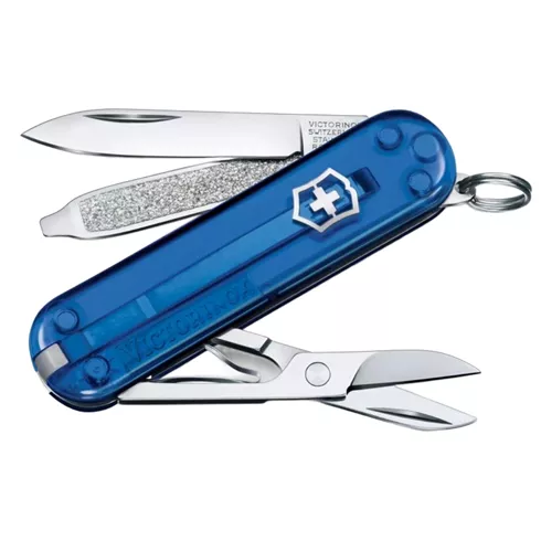 0.6223.T2G VICTORINOX Classic Transparent Nož privezak