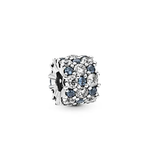 798487C02 PANDORA Blue and Clear Sparkle privezak