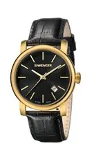 01.1041.123 WENGER Urban Classic Vintage Black Dial Leather Strap Men's Swiss made ručni sat