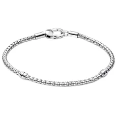 593681C00-17 PANDORA Studded Clasp & Chain narukvica