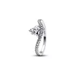 183100C01-54 PANDORA Wavy Pavé Heart prsten