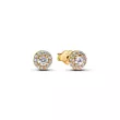 263019C01 PANDORA Round Pavé Halo Stud minđuše