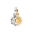 763585C01 PANDORA Splittable Sun & Moon Dangle privezak