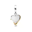 763622C01 PANDORA Engravable Heart & Arrow Double Dangle privezak