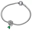 793201C01 PANDORA Sparkling Rose in Bloom privezak