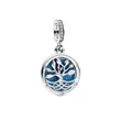 793599C01 PANDORA Glow-in-the-dark Infinity Tree Double Dangle privezak