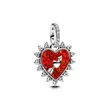 793667C01 PANDORA Spinnable Arrow Heart Dangle privezak